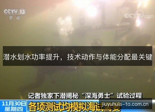 潜水划水功率提升，技术动作与体能分配最关键